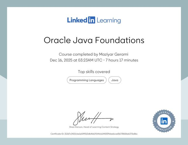 Java Oracle